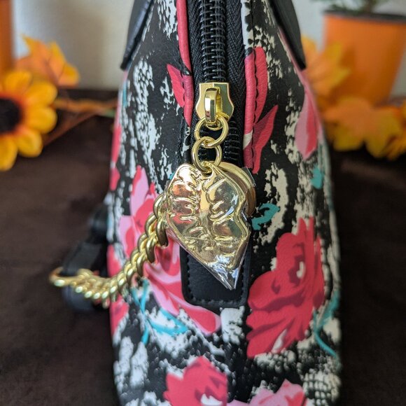 Luv Betsy Red Floral LBDARCIE Satchel by Betsy Johnson - NWT - Picture 6 of 13